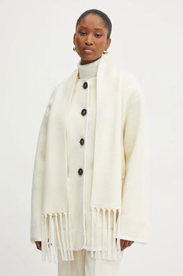Forte Forte Palton De Lana Culoarea Bej, De Tranzitie, Oversize, 13209_my Coat