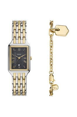 Fossil Ceas Si Bratara Culoarea Argintiu, ES5376SET