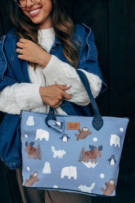 La Millou Geanta ARCTIC FRIENDS Torba Feeria Albastru