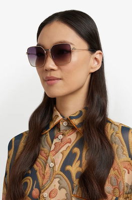Etro Ochelari De Soare Femei, Culoarea Auriu, ETRO 0061/F/S