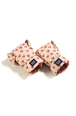La Millou Mănuși Pentru Cărucior Ortalion HEARTBEAT PINK Portocaliu