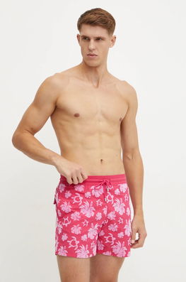 Vilebrequin Pantaloni Scurti De Baie MOOREA Culoarea Roz, MOOBD214