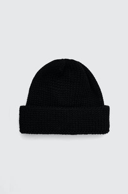 Universal Works Căciulă De Lână Short Watch Cap Culoarea Negru, De Lână, Din Tesatura Unia, 29351