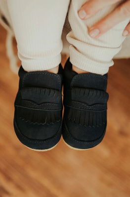 Donsje Pantofi Din Piele Intoarsa Pentru Bebe Jacx Shoes Culoarea Albastru Marin, 1040300 Bleumarin
