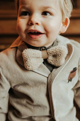 Donsje Papion Copii Furro Bow Tie Culoarea Bej, 6027000