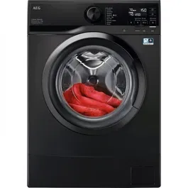 Masina de spalat rufe slim AEG LSR6E47DXE Seria 6000, 7 kg, 1400 rpm, Inverter, tehnologie ProSense, LCD, Clasa B, DarkSilver