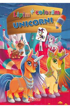 Lipim si coloram. Unicorni