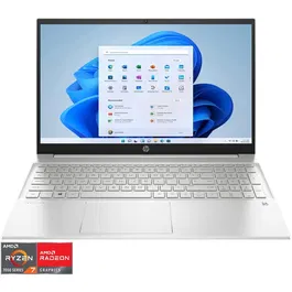 Laptop HP Pavilion 15-eh3001nq cu procesor AMD Ryzen™ 7 7730U pana la 4.5GHz, 15.6'', Full HD, IPS, 16GB DDR4 RAM, 512GB SSD, AMD Radeon™ Graphics, Windows 11 Home, silver