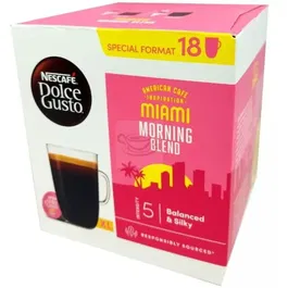 Capsules Nescafe Dolce Gusto Miami Morning Blend, 18 Capsules , 18 drinks, 126 g