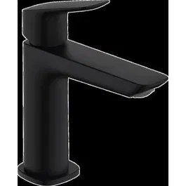 BATERIE LAVOAR LOGIS 110 FINE CU VENTIL POP-UP, NEGRU MAT