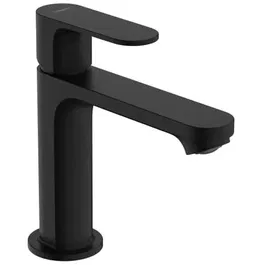 BATERIE LAVOAR REBRIS S 110 CU VENTIL POP UP, NEGRU MAT