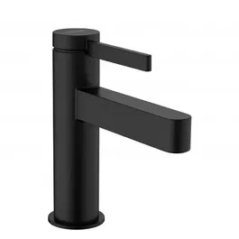 BATERIE LAVOAR FINORIS 110 CU VENTIL POP-UP, NEGRU MAT