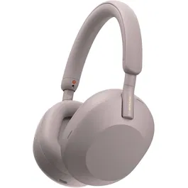 Casti Over the Ear Sony WH-1000XM5P, Wireless, Bluetooth, Noise cancelling, Autonomie 30 ore, Microfon, Alexa si Google Assistant, Smoky Pink