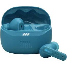 Casti In-Ear JBL Tune Beam 2, True Wireless, Bluetooth, ANC, Autonomie 48 ore, IP54, Spatial Sound, Multi-point, Turcoaz