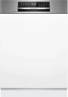 Masina de spalat vase partial incorporabila Bosch Seria 6 SMI6ECS12E, 14 seturi, 60 cm, 8 programe, Home Connect, Extra Dry, Hygiene Plus, Clasa A