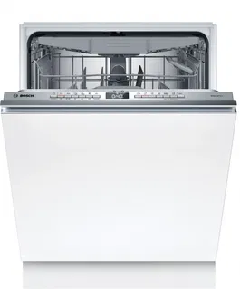 Masina de spalat vase incorporabila Bosch Seria 4 SBH4ECX28E cu Vario Hinge, model XXL, 14 seturi, 60 cm, Status Light, Extra Dry, Home Connect, Clasa A