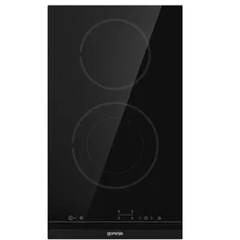 Plita ceramica incorporata, Gorenje, 2 zone de gatit, TouchControl, Negru