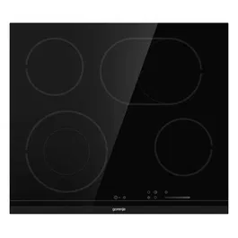 Gorenje ECS643BCSC Plita ceramica incorporabila, 60cm, 4 zone de gatit, FishZone, Stop&Go, Negru