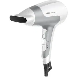 Uscator de par Braun HD580, Ionizare, 2500 W, 3 Trepte de temperatura, Alb