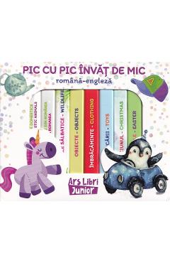 Pachet pic cu pic invat de mic. 12 titluri romana-engleza