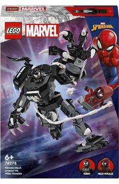 Lego Super Heroes. Figurina Armura de robot a lui Venom vs Miles Morales