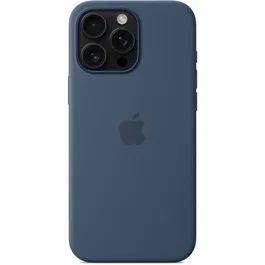Husa de protectie Apple Silicone Case with MagSafe pentru iPhone 16 Pro Max - Denim