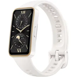 Bratara fitness Huawei Band 9, Dawn White Body with Dawn White Fluoroelastomer Strap