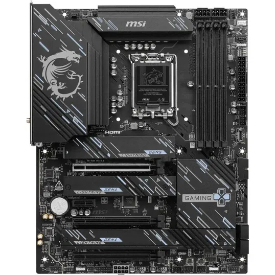 Placa de baza MSI Z890 GAMING PLUS WIFI, LGA1851, DDR5, ATX, Negru
