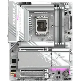 Placa de baza GIGABYTE Z890 A ELITE WF7 ICE, LGA1851, DDR5, BT, Wi-Fi, ATX, Alb