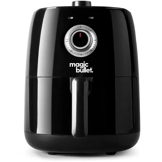 Friteuza cu aer cald, fara ulei, Magic nutribullet MBA021B, 1300W, 2.5L, tehnologie de convectie 360°, 6 programe de gatire, timer, temperatura ajustabila, negru