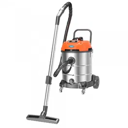 Aspirator multifunctional Limpio LWD-60X2, 2400 W, Putere aspirare 350 W, Flux de aer 3 m3/min, Sistem de scurgere, Argintiu/Portocaliu