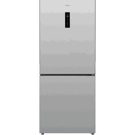 Combina frigorifica Tesla RC4200FTXE, 417 L, H 185cm, Clasa E, Total No Frost, lumina LED, Inox