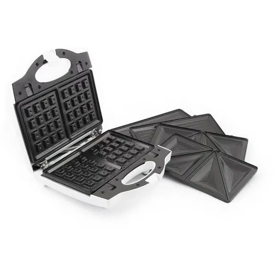 Sandwich maker, Esperanza, EKT006W, 3in1, tava interschimbabila, 700 W, Alb