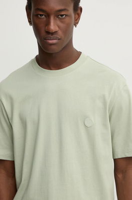 Hugo Blue Tricou Din Bumbac Barbati, Culoarea Verde, Neted, 50519984