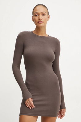 La Mania Rochie LOREY Culoarea Maro, Mini, Mulata, LOREY