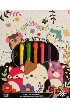 Original Squishmallows. Set de colorat