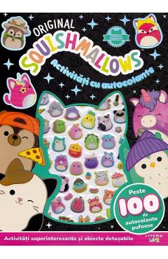 Original Squishmallows. Activitati cu autocolante