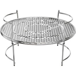 Accesoriu tip grill 2 in 1 Tefal XA60AD10, compatibil cu multicookerul Tefal Cook4me, seriile CY85xx, CY91xx, inox, usor de curatat, argintiu