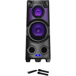 Boxa portabila activa Akai Party Speaker 500, 300W, Bluetooth, Radio FM, USB, Negru