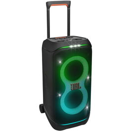 Sistem audio portabil JBL Partybox Stage 320, 240W RMS, Baterie detasabila, IPX4, Auracast, AI Sound Boost