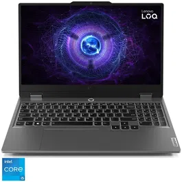 Laptop Gaming LENOVO LOQ 15IAX9 cu procesor Intel® Core™ i5-12600HX pana la 4.6GHz, 15.6 Full HD, IPS, 144Hz, 24GB DDR5 RAM, 1TB SSD, NVIDIA® GeForce RTX™ 3050 6GB GDDR6, No OS, Luna Grey