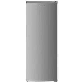 Congelator Heinner HFF-HM168SE++, 168 l, Control mecanic, 5 sertare, H 142.6 cm, Clasa E, Argintiu