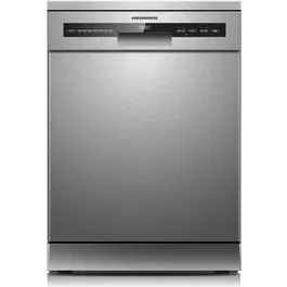 Masina de spalat vase Heinner HDW-FSM60714AXD+++, 14 seturi, 7 programe, Auto-Door opening, Display LED, Aquastop, Clasa D, Inox