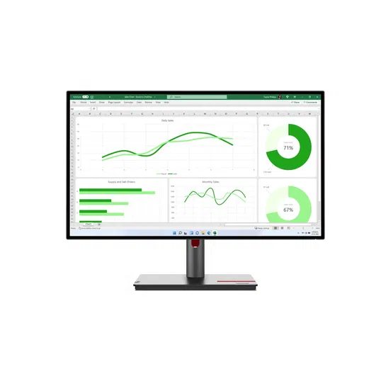 Monitor LED Lenovo ThinkVision P27q-30 27 inch QHD IPS 4 ms 60 Hz HDR