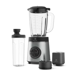 RESIGILAT ! Blender cu mixare in vid Electrolux Explore 6 E6VB1-8ST, 1400 W, 5 viteze + Pulse, cana de 1,75 litri din sticla borosilicata, pompa vidare cu acumulator Li-Ion, Gri granit