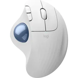 Mouse Logitech ERGO M575S Wireless Trackball, OffWhite, Blue Ball
