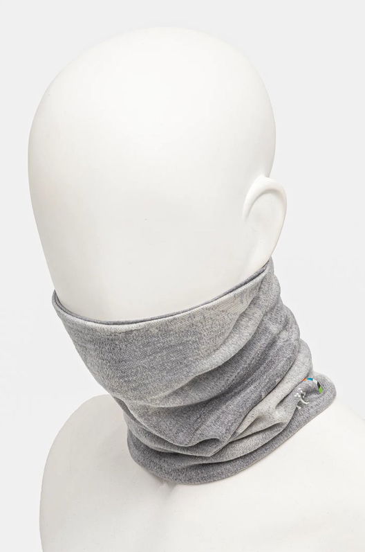 Smartwool Fular Reversibil Thermal Merino Reversible Culoarea Gri, Neted