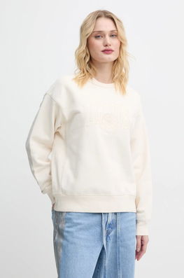 Levi's Bluza Femei, Culoarea Bej, Cu Imprimeu