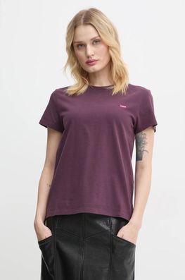 Levi's Tricou Din Bumbac Femei, Culoarea Violet