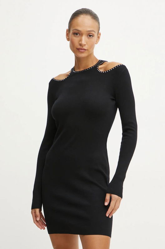 Liu Jo Rochie Culoarea Negru, Mini, Mulata, WF4530 MS49I